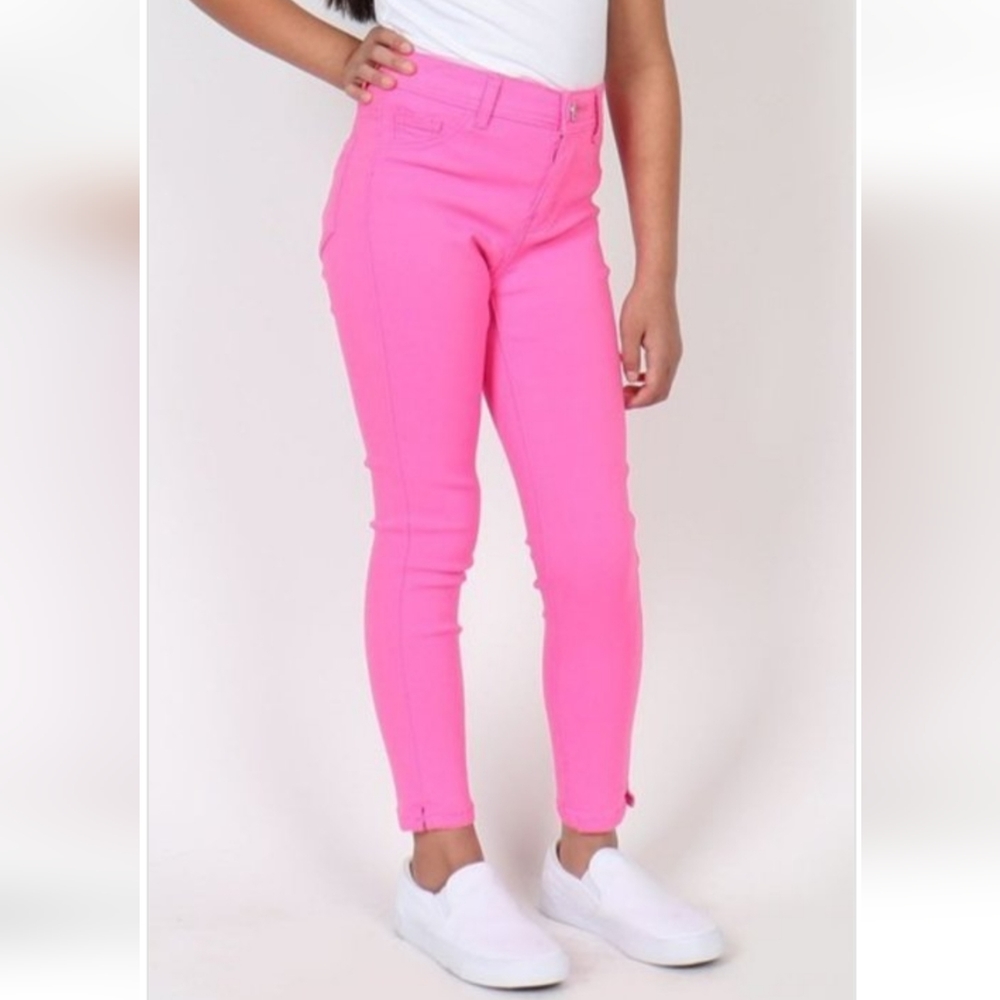 NWT! Cutie Patootie Hot Pink Skinny Stretch Jeans Adjustable Waist Size 4